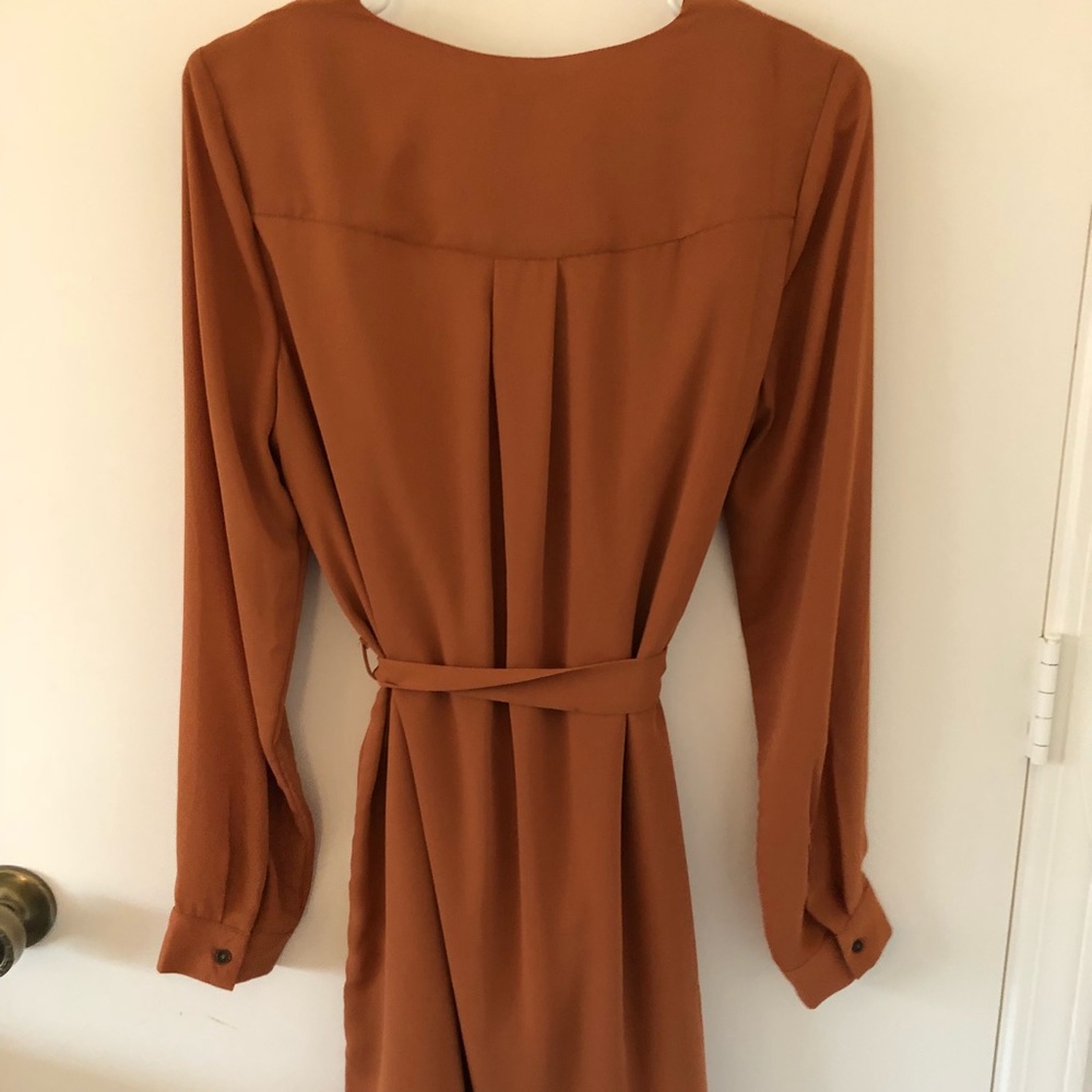 Brown button down Forever 21 dress - Picture 2 of 6